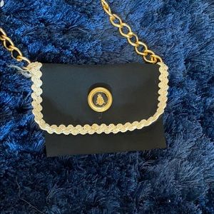 Item black coin purse with chain
